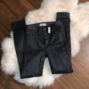Brand new Madewell leather-look Jeans